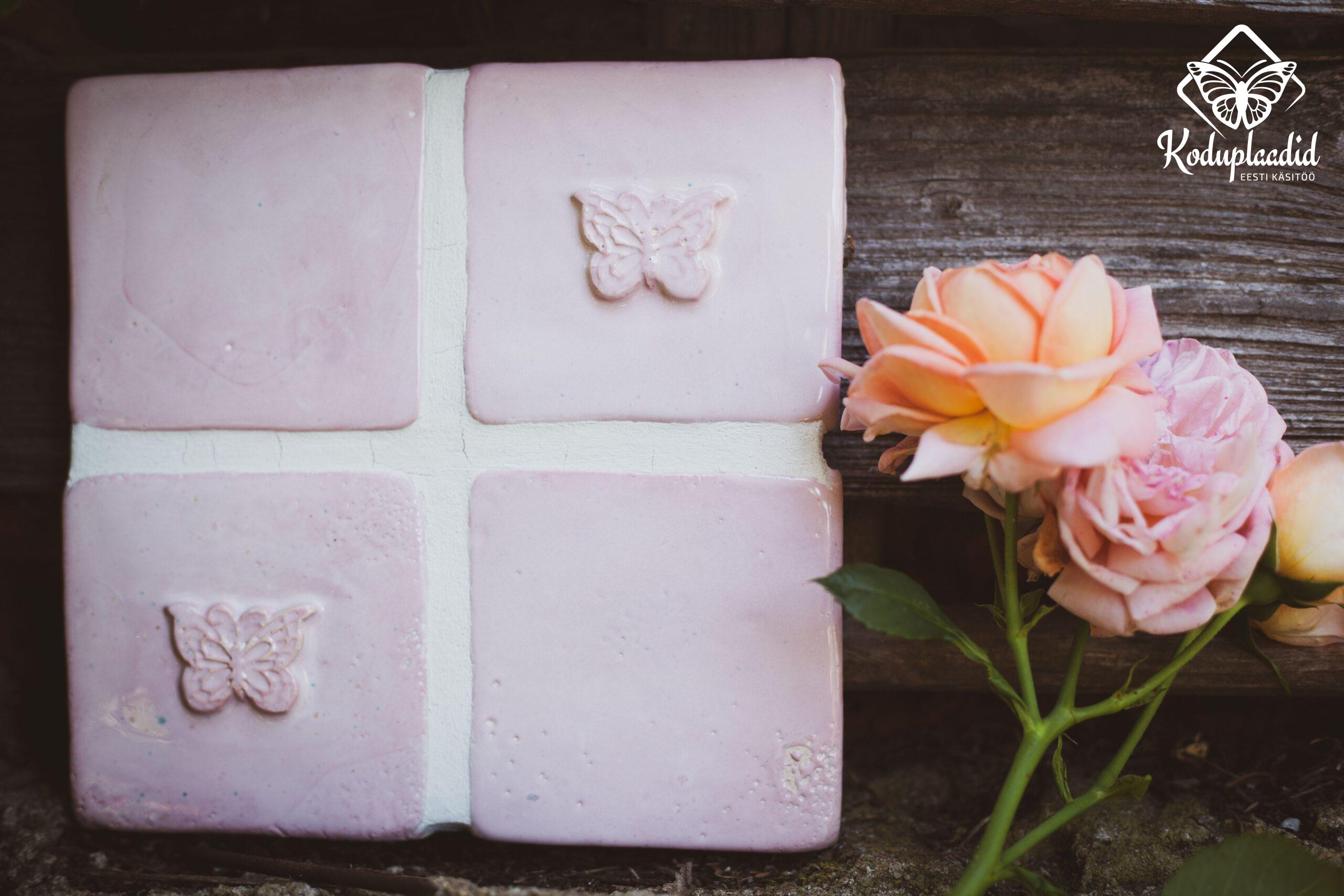 Seinaplaat LIBLIKAS roosa